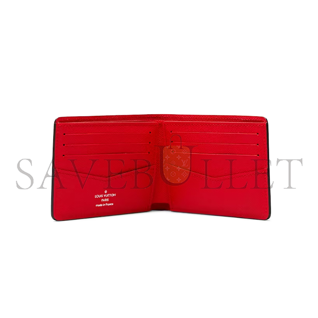 LOUIS VUITTON X SUPREME SLENDER WALLET M67542 (11.5*9*1.5cm)